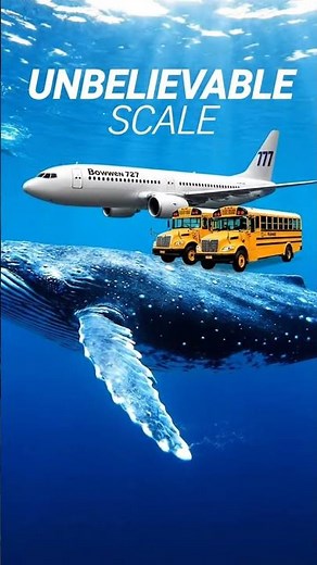 How BIG is a Blue Whale? 🐋 (Stunning 3D Comparison)