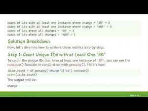 Counting Unique IDs for Occurrences in Conditions with pandas