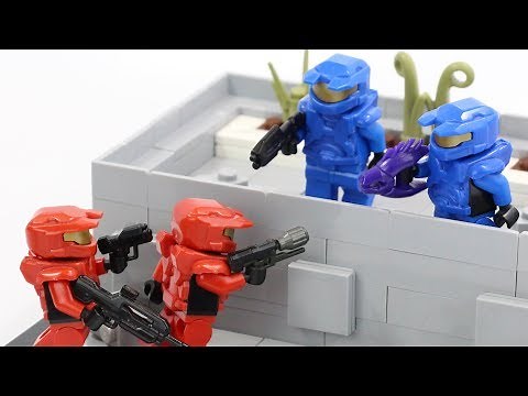 LEGO Halo Reach Spartan Battle - Red vs Blue Mini MOC