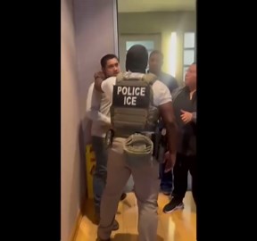 California medical center staff attempt to block ICE agents from making arrest