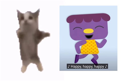 【MEME】HAPPY! Happy猫 原曲完整版 开心猫 快乐猫 我的快乐歌 HAPPY! HAPPY! HAPPY!