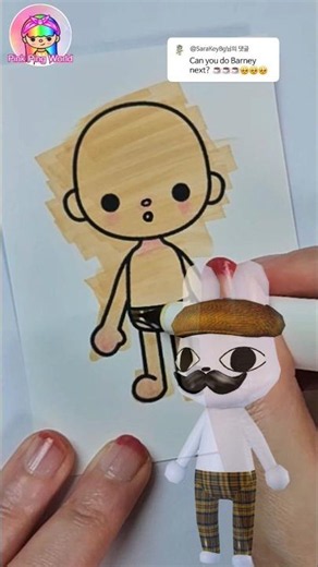 Barney Animal Hospital Tocaboca Drawing #diy #roblox