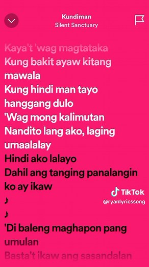 Silent Sanctuary Kundiman Song Lyrics