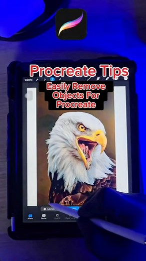 Easily Remove Objects For Procreate 🦅✍️TattTips👈#tattooblowouts #tattoostencilprinter #tattoosculpture #animetattooartist #animetattooideas #eyetattoodesign #dragontattooart #dragontattoodesign #blackout #tattoogreywash #Procreate #tattooartistv #tattoo #tattoos #tattooideas #tattoolife #tattooed #tattooeducation #tattoolearning | Michael Grimm