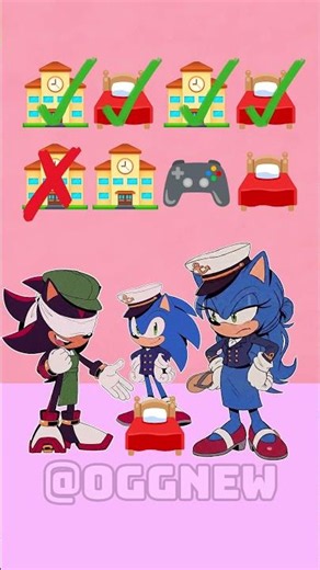 Day 160 School 🏫 or Home 🏠 Memory Challenge — Sonic vs Shadow #SonicTheHedgehog #shorts #sonic