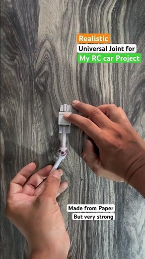 Drive shaft : How to make Realistic & heavy duty Universal Joint at home DIY for RC car project