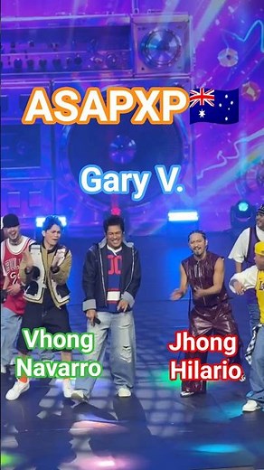 Ultimate Groove: Gary V, Vhong Navarro, and Jhong Hilario Ignite the Stage at ASAP XP Australia 2026