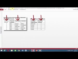 Access mit Beispielen lernen #23 Index bzw. Indizes in Tabellen einsetzen Teil 1