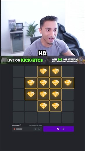 BRO WENT FULL DEGEN ON MINES 😭