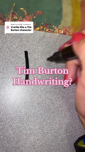 Tim Burton Inspired ASMR Handwriting Sounds