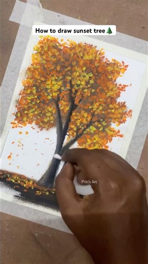 #sunset #tree #painting #drawing #art #oilpasteldrawing #drawingstyles #artandcraft #painting