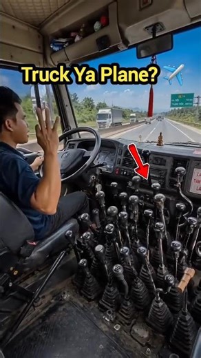 Truck Ya Plane? ✈️ | Itne Sare Gear 😳 #tata #shorts