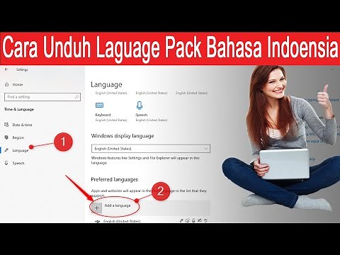 How to download the Indonesian language pack for Windows 10