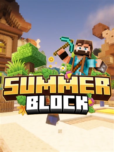 ¡HOY ABRE NUESTRO SURVIVAL! IP: play.summerblock.net Java y Bedrock Puerto: 19132