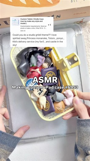ASMR making custom iPad case #diy #handmade #decodencase #foryou #asmr | ipad cases