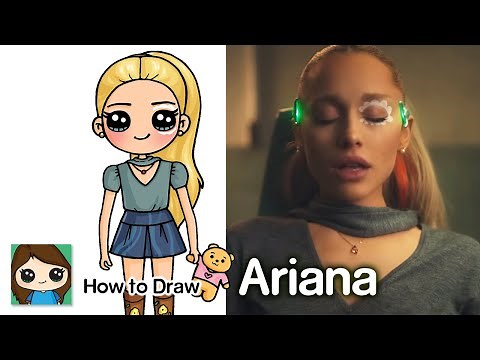 How to Draw Ariana Grande | We Can't Be Friends Music Video
