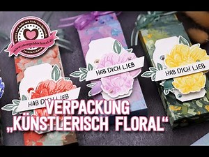 Tutorial: Verpackung "Künstlerisch Floral" mit Stampin' Up! Produkten