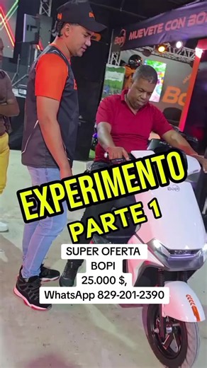 Ворі Urban T3 - Blanca DOP 25.000 $, Pasola Bopi Urban T3 100% Electrica: • Autonomia de 85 Kilometros x Carga • Velocidad hasta 125 KPH • Bateria de Lithio • 1 Año de Garantia en Motor y Bateria • Freno de Disco Alante y Atras • Todos los Repuestos Disponibles • Financiamiento#bopitchallenge #patinetaelectrica #moto #bopijama #bopit