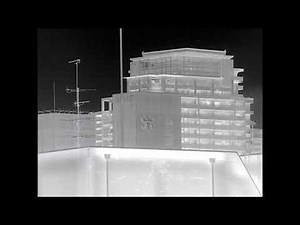 赤外線カメラ動画「夜間ビル」