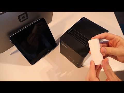How To Put A New Roll of Paper in the Epson TM T82IIIL Thermal Printer