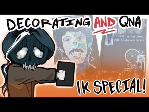 DECORATING MY SKETCHBOOK and QNA !! / 1k SUBSCRIBER SPECIAL