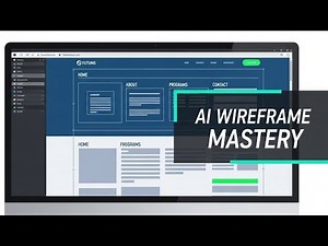 AI Wireframe Mastery: Build a Marketing Website Without Writing Code