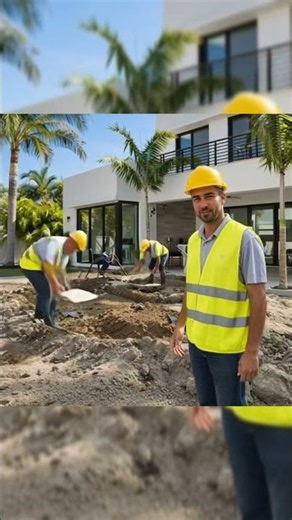 Builder Builds Luxury Swimming Pool 😱 | Before vs After Transformation#shots