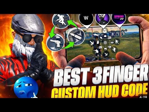 Best 3 Finger Custom HUD Code in FF 😱 | Easy Headshot Settings🔥#freefire #viralvideo #browsefeatures