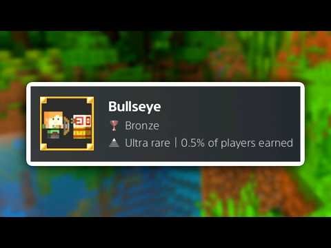 How to Unlock The "Bullseye" Achievement/Trophy in Minecraft Bedrock 26.12
