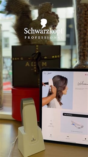 Introducing Schwarzkopf SalonLab: Our new digital hair analysis system. We scan your hair from the inside out to create a customized treatment plan,made just for YOU✨ SalonLab is a handheld device with near-infrared sensors and visible-light measurement that scans your hair to determine Inner hair strength Moisture level Damage level Current color pigments Hair type & quality Do you know what your hair REALLY needs? Let’s find out with SalonLab 🔬✨ Along with the salonlab we also have a Boncharg