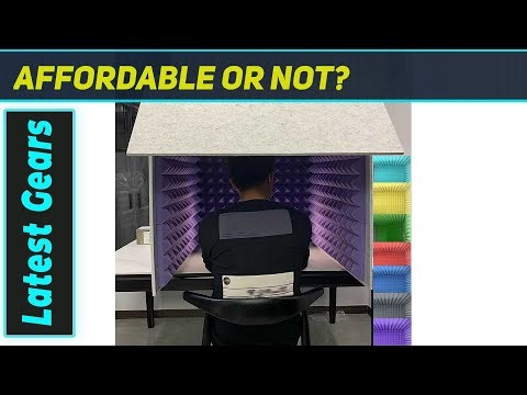 The Ultimate Portable Recording Booth: Foam Cube Isolation Shield!