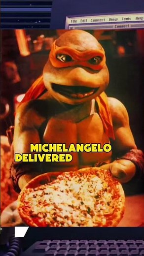 Michelangelo Delivered Himself a Pizza in TMNT 1990