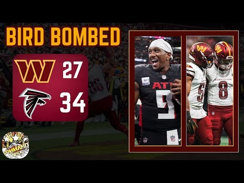 Bird Bombed: Commanders fall short in Atlanta 34-27