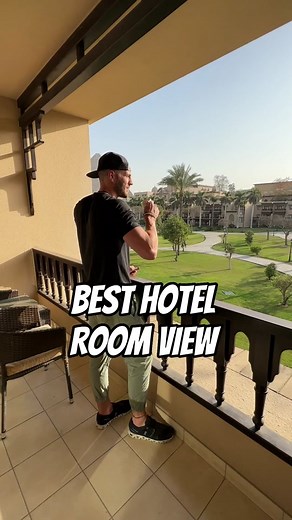 The best view from a hotel room we have had this year. Luggage: @Solgaard Hotel: Marriott Mena house Cairo