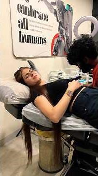 3 Tattoo 😰ek sath bnwa liye ,bohot dard hua😭part 1 #shilpachaudhary #longhairunicorn #shorts