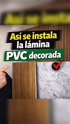 Servicios faraón on Instagram: "Cómo instalar lámina PVC #panelpvc #decoracion #remodelacion #acabados #hogar"