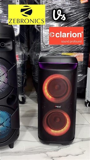 Zeb vs Clarion Party speaker best under 10k #best #shorts #youtube #christmas #songs #2026 #party