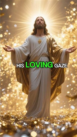 His gaze transforms you! ✨ #God #Faith #Miracles #MorningPrayer