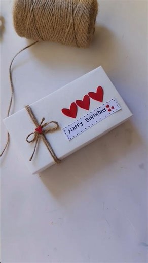 Handmade Paper Gift Box Tutorial ✨#ytshorts #shorts #giftbox