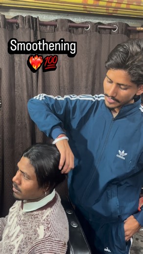 Bhai+Bhai🫂❤️ on Instagram: "Smoothing price 350/-💯❤️‍🔥 @official_nikhil_13 @aditya_johar_7 . . . . . #hairsmoothing #smoothing #carotene"