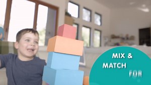 National Geographic Kids Jumbo Foam Blocks – 30-Piece Foam Building Blocks for Toddlers & Preschoolers, Soft Stackable Blocks with Storage Bag, Early Learning & Sensory Building Toy