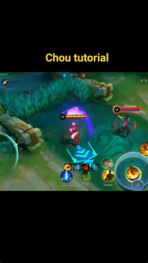Chou Tutorial back kick Tutorial #mlbb #chou #choututorial #proplayer #choumontage #mlbbhighlights