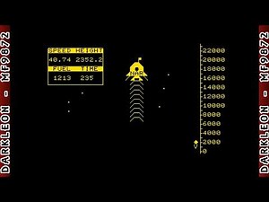 Lunar Lander CC - [ Commodore PET - Gameplay ]