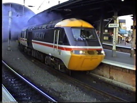 British Rail North East 1993-Blyth Depot & Newcastle Classes 37, 56, 91, InterCity 125 HST+Sprinters