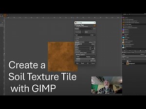 Create a Soil Texture Tile with GIMP