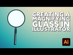 How to Create a Magnifying Glass Using Adobe Illustrator (*SUPER EASY TUTORIAL*)