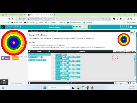 CS Discoveries Unit 3: Lesson 4 - Shapes and Parameters (25 - 26)