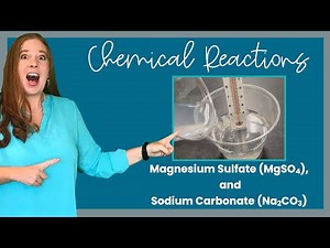Chemical Reaction Experiment: magnesium sulfate with sodium carbonate