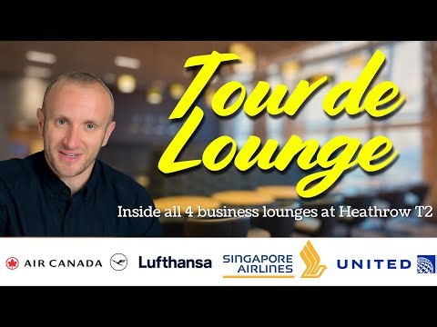 All 4 Star Alliance Lounges at Heathrow T2 + United Premium Economy
