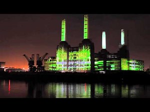 Nike+ Fuelband Video-Mapping Projection at Battersea Power Station